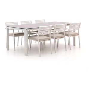 Bellagio Rumo/Ciane 220 cm Gartenmöbel-Set 7-teilig Stapelbar