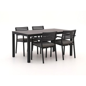 Bellagio Rumo/La Fonte 160 cm Gartenmöbel-Set 5-teilig Stapelbar