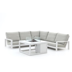 Bellagio Vezzano/Cosi 100 cm Ecklounge-Set mit Feuertisch 4-teilig