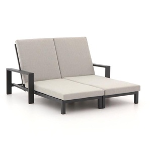 Bellagio Vezzano Gartenliegen-Set 2-teilig mit Rad