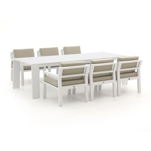 Bellagio Vinadio 255 cm Low Gartenmöbel-Set 7-teilig