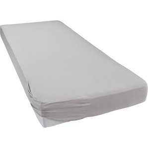 bellana Spannbettlaken Jersey-Elasthan deluxe, Jersey-Elasthan, Gummizug: rundum, (1 Stück), für Standardmatratzen, Wasserbetten und Boxspringbetten