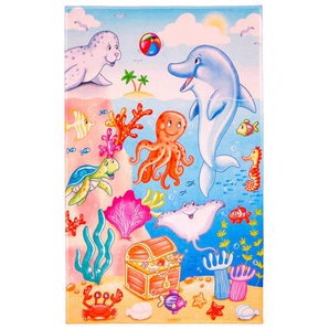 Bennjen Kinderteppich Lovely Kids , Mehrfarbig , Textil , Tier , rechteckig , 100 cm , Oeko-Tex® Standard 100 , für Fußbodenheizung geeignet, rutschfest , Teppiche & Böden, Teppiche, Kinderteppiche