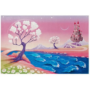 Bennjen Kinderteppich Lovely Kids , Rosa , Textil , rechteckig , 100 cm , Oeko-Tex® Standard 100 , für Fußbodenheizung geeignet, rutschfest , Teppiche & Böden, Teppiche, Kinderteppiche