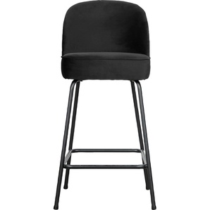 Hochstuhl BEPUREHOME VOGUEBH1 Stühle Gr. B/H/T: 50 cm x 89 cm x 55 cm, Strukturstoff 100% Polyester, Metall, schwarz (schwarz, schwarz) Bistrostuhl Hochstuhl Bistrostühle