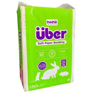 ber Weie Papierstreu fr Kleintiere 170L