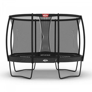 Berg Trampolin Grand Champion inkl. Sicherheitsnetz Deluxe AirFlow Pro 350 cm x 250 cm grau BT-30.35.73.32