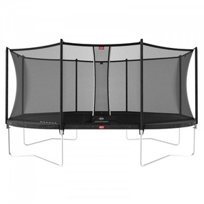 Berg Trampolin Grand Favorit inkl. Sicherheitsnetz Comfort 520 cm x 345 cm grau BT-30.25.65.31