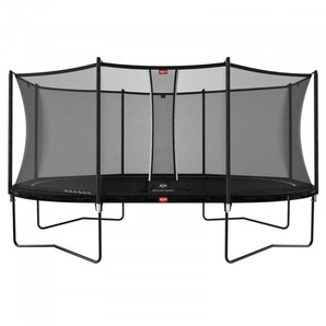 Berg Trampolin Grand Favorit inkl. Sicherheitsnetz Comfort 520 cm x 345 cm schwarz BT-30.25.65.40