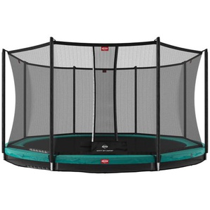 Berg Trampolin InGround Favorit inkl. Sicherheitsnetz Comfort 330 cm grün BT-35.11.27.00