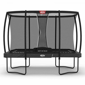 Berg Trampolin Ultim Champion Regular inkl. Sicherheitsnetz Deluxe AirFlow Pro 330 cm x 220 cm grau BT-32.35.73.32
