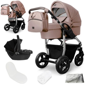 Bergsteiger Kinderwagen Capri + Babyschale braun 4193942