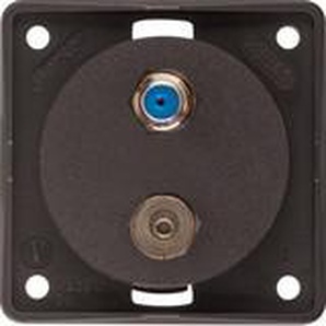 Berker Antennen-Steckdose Radio/SAT braun 945602501 0945602501