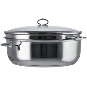 Berndes Edelstahlbräter - silber - Edelstahl - 25,5 cm | Möbel Kraft