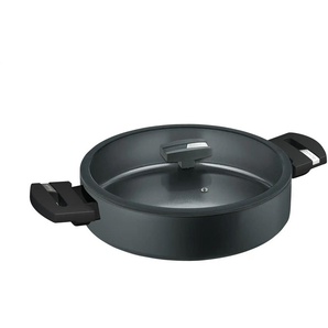 Berndes Servierpfanne mit Deckel b.green - Aluminium - 6,6 cm - 28.0 | Möbel Kraft