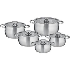 Berndes Topfset  5-teilig  Romantika ¦ silber ¦ Edelstahl