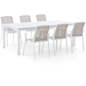 Bernstein Amberg/Mannheim 220 cm Gartenmöbel-Set 7-teilig stapelbar/ausziehbar