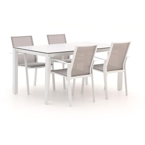 Bernstein Amberg/Veneto 160 cm Gartenmöbel-Set 5-teilig stapelbar