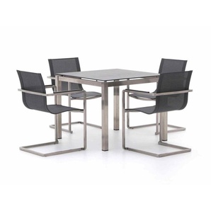 Bernstein Essen/Freiburg 90 cm Gartenmöbel-Set 5-teilig