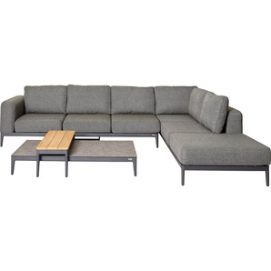 Best Gartenlounge-Set Athene, (Set, 2-tlg), Lounge-Set mit zwei Beistelltischen