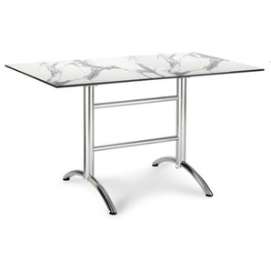 Best Klapptisch Firenze 130x80cm Aluminium / HPL Tischplatte