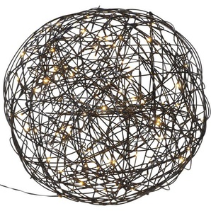 Best Season - LED-3D Kugel Trassel, schwarz, Aluminium, 37 cm