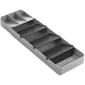 Besteck-Organizer Uni Fit | grau | Kunststoff | 15 cm | 6 cm |