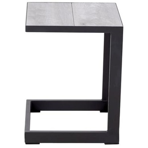 Bestelltisch Keramo, anthrazit/Holz-Nachbildung