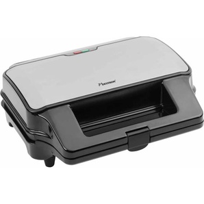 Bestron 3-in-1 Kontaktgrill 900 W Schwarz Edelstahl ASG90XXL