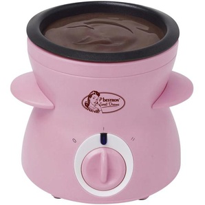 Bestron Kompaktes Schokoladenfondue-/Schmelztopf DCM043P 25 W Rosa