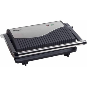 Bestron Panini-Grill 750 W Silber und Schwarz Edelstahl APG150
