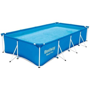 Bestway - 56405 Frame Pool Stahlrohrbecken 400x211x81cm Family Schwimmbecken