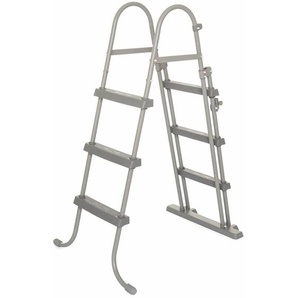 Bestway - 58330 Flowclear Sicherheitsleiter - 107 cm - Pool Leiter mit 150 kg Tragfähigkeit