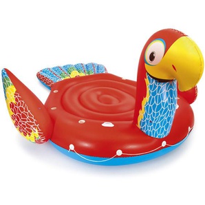 Bestway - Aufblasbare Insel Papagei Riese 427x384x258 cm Kapazität für 6 Personen, Design mit Griffen und Becherhaltern