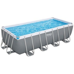 Bestway Pool 56671Gs, Blau, Grau, Weiß, Metall, Kunststoff, Uni, 244x122x488 cm, Freizeit, Pools und Wasserspaß, Pools