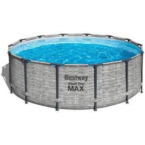 Bestway Pool, Weiß, Grau, Blau, Kunststoff, Metall, 122 cm, Freizeit, Pools und Wasserspaß, Aufstellpools, Aufstellpools