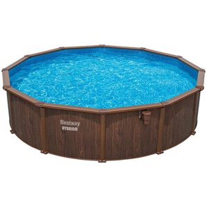 Bestway Pool, Dunkelbraun, Metall, Kunststoff, Kreise, 132 cm, Freizeit, Pools und Wasserspaß, Pools, Aufstellpools