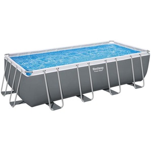 Bestway Pool, Grau, Metall, Kunststoff, Mosaik, 274x132x549 cm, RoHS, Freizeit, Pools und Wasserspaß, Aufstellpools, Aufstellpools