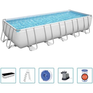 Bestway - Power Steel Frame-Pool Rechteckig 19281 l n/a