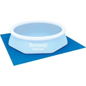 Bestway® PE- Bodenplane 274 x 274 cm, blau, quadratisch 58000