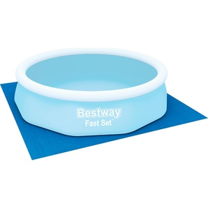 Bestway® PE- Bodenplane 335 x 335 cm, blau, quadratisch 58001