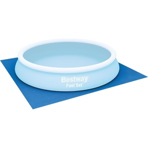 Bestway® PE-Bodenplane 396 x 396 cm, blau, quadratisch 58002