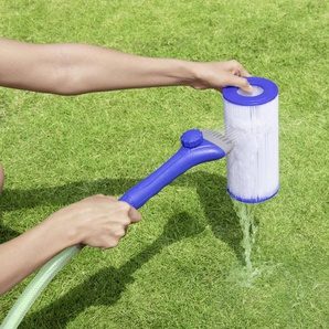 Bestway Reinigungs-Aufsatz Flowclear AquaLite für Filterkartuschen GLO691451904