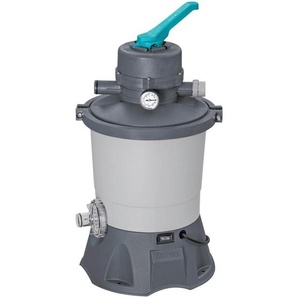 Bestway Sandfilterpumpe, Weiß, Orange, Grau, Kunststoff, Metall, 30.6x62x30.6 cm, Freizeit, Pools und Wasserspaß, Poolzubehör, Poolpumpen