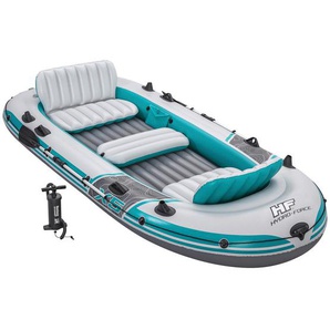 Bestway Schlauchboot, Weiß, Hellblau, Metall, Kunststoff, Sport, oval, 166x45x364 cm, Freizeit, Pools und Wasserspaß, Schlauchboote & Kajaks