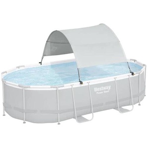 Bestway - Sonnendach für Aufstellpools Weiß