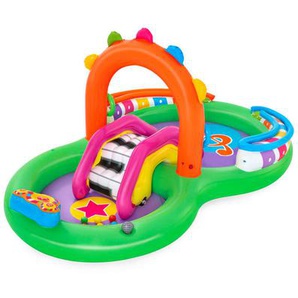 Bestway Spielpool, Grün, Mehrfarbig, Kunststoff, Cartoon, 190x137x295 cm, EN 71, Freizeit, Pools und Wasserspaß, Planschbecken