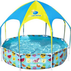 Bestway - Steel Pro uv Careful Aufstellpool für Kinder 244x51 cm