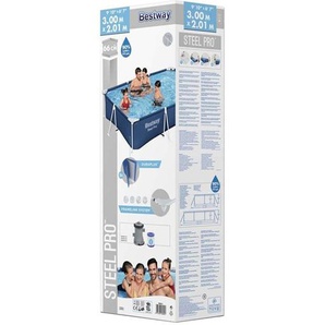 Bestway Swimming Pool Steel Pro Set Rectangle 300cm