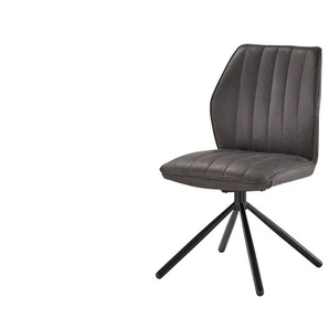 Besucherstuhl - grau - Materialmix - 50 cm - 92,5 cm - cm 57,0 | Möbel Kraft